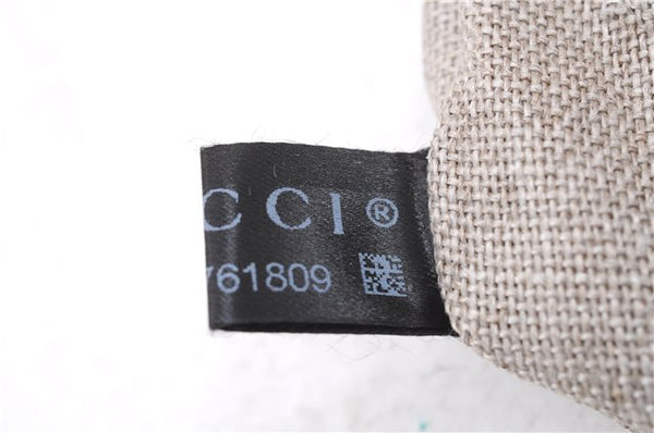 Authentic GUCCI Bamboo Tassel Clutch Hand Bag Purse Leather 449652 Orange 2348E