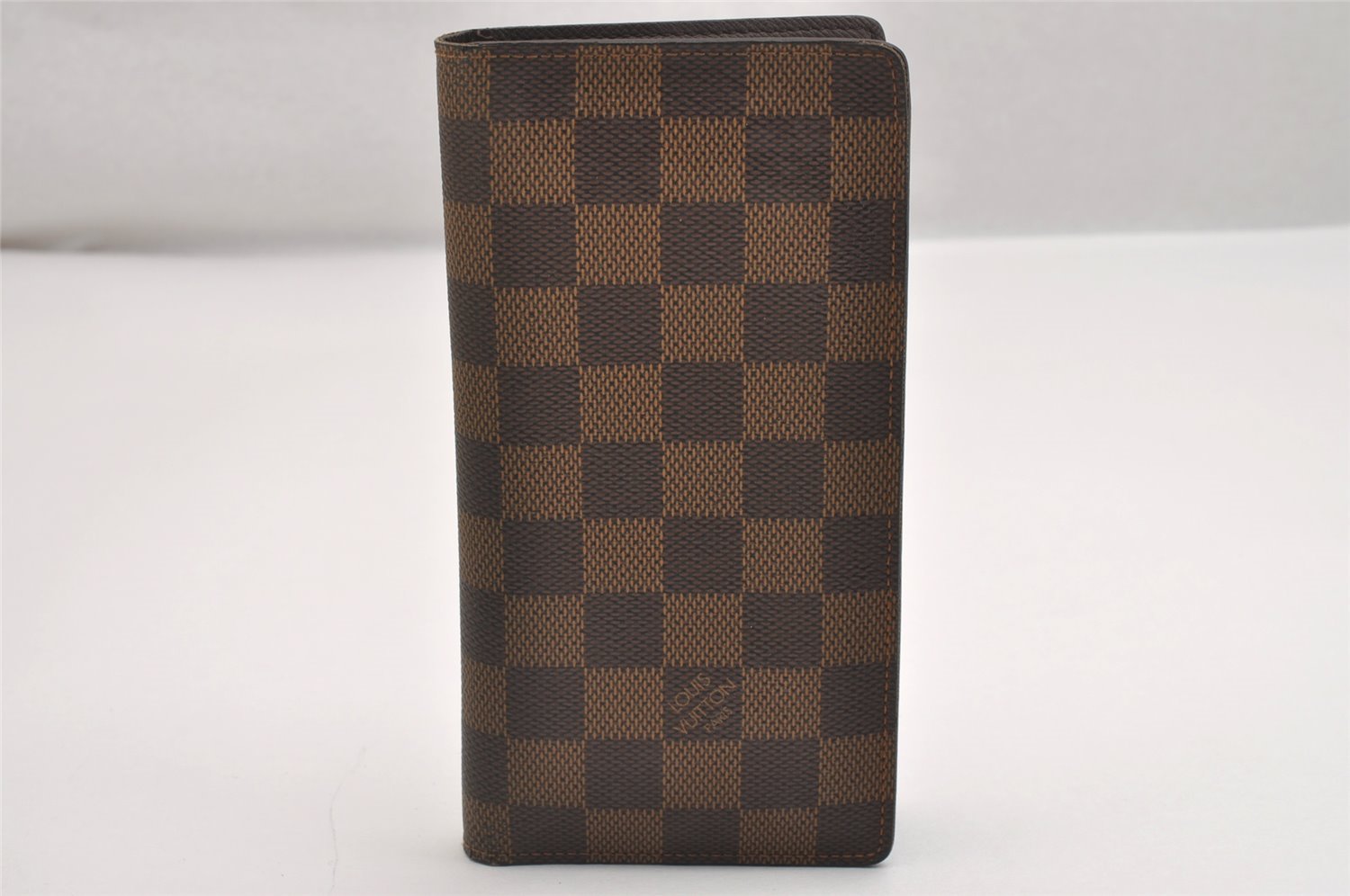 Authentic Louis Vuitton Damier Porte Valeurs Cartes Credit N61823 Wallet 2349I