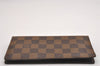 Authentic Louis Vuitton Damier Porte Valeurs Cartes Credit N61823 Wallet 2349I