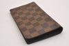 Authentic Louis Vuitton Damier Porte Valeurs Cartes Credit N61823 Wallet 2349I