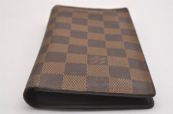 Authentic Louis Vuitton Damier Porte Valeurs Cartes Credit N61823 Wallet 2349I