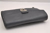 Authentic PRADA Saffiano Leather Nappa Vintage Clutch Hand Bag Purse Black 2350I