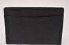 Authentic Louis Vuitton Epi Card Case Purse Black LV 2351I