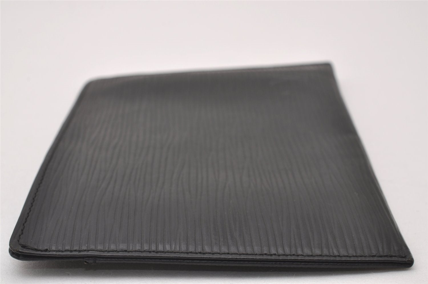 Authentic Louis Vuitton Epi Card Case Purse Black LV 2351I