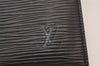 Authentic Louis Vuitton Epi Card Case Purse Black LV 2351I