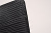 Authentic Louis Vuitton Epi Card Case Purse Black LV 2351I