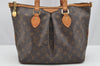 Authentic Louis Vuitton Monogram Palermo PM Shoulder Tote Bag M40145 LV 2352I
