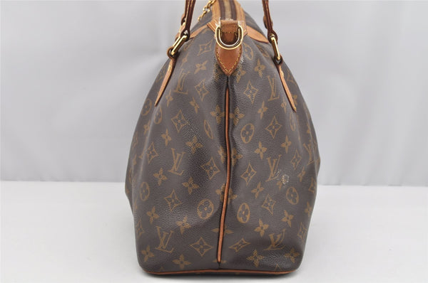 Authentic Louis Vuitton Monogram Palermo PM Shoulder Tote Bag M40145 LV 2352I