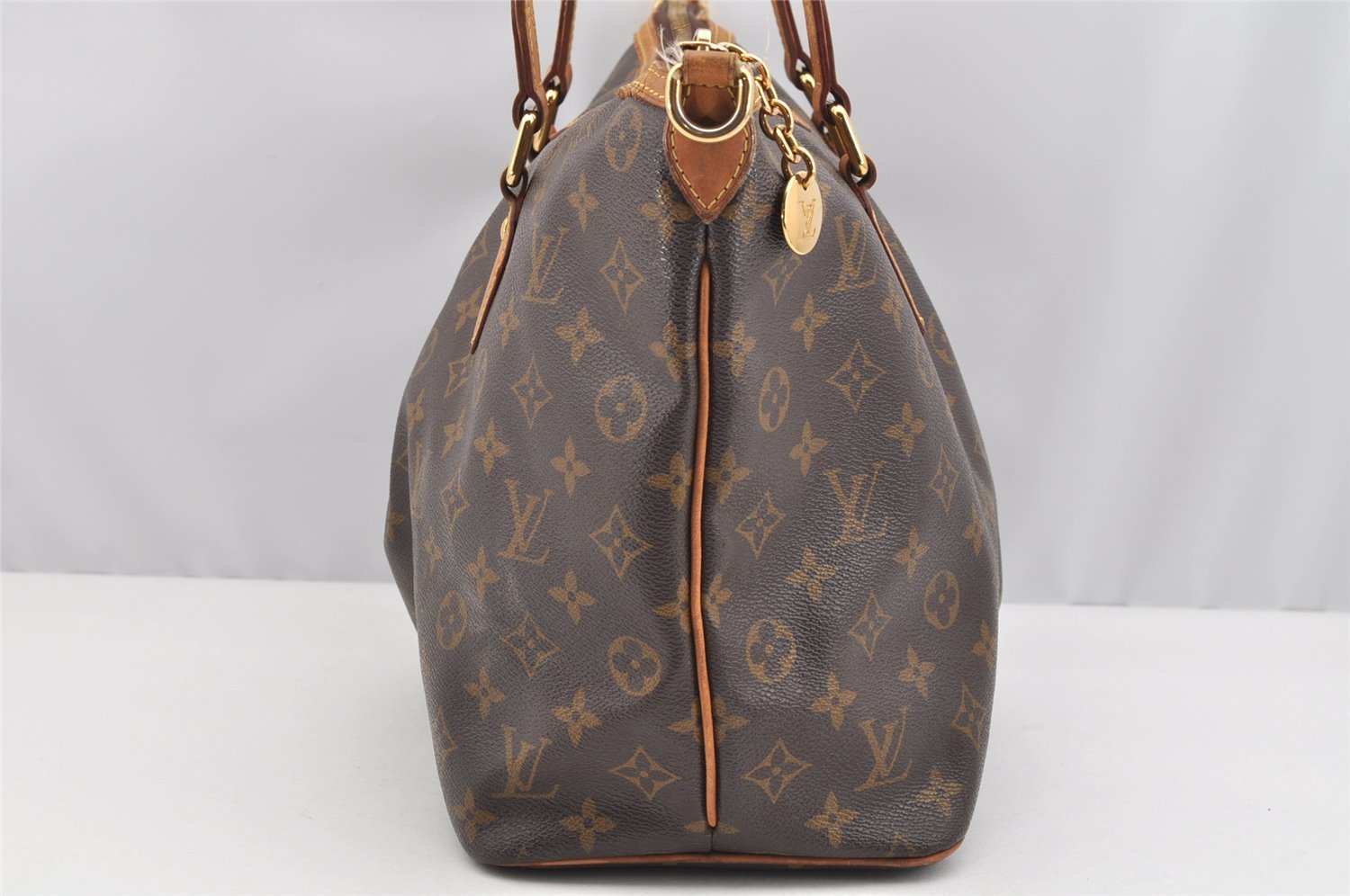 Authentic Louis Vuitton Monogram Palermo PM Shoulder Tote Bag M40145 LV 2352I