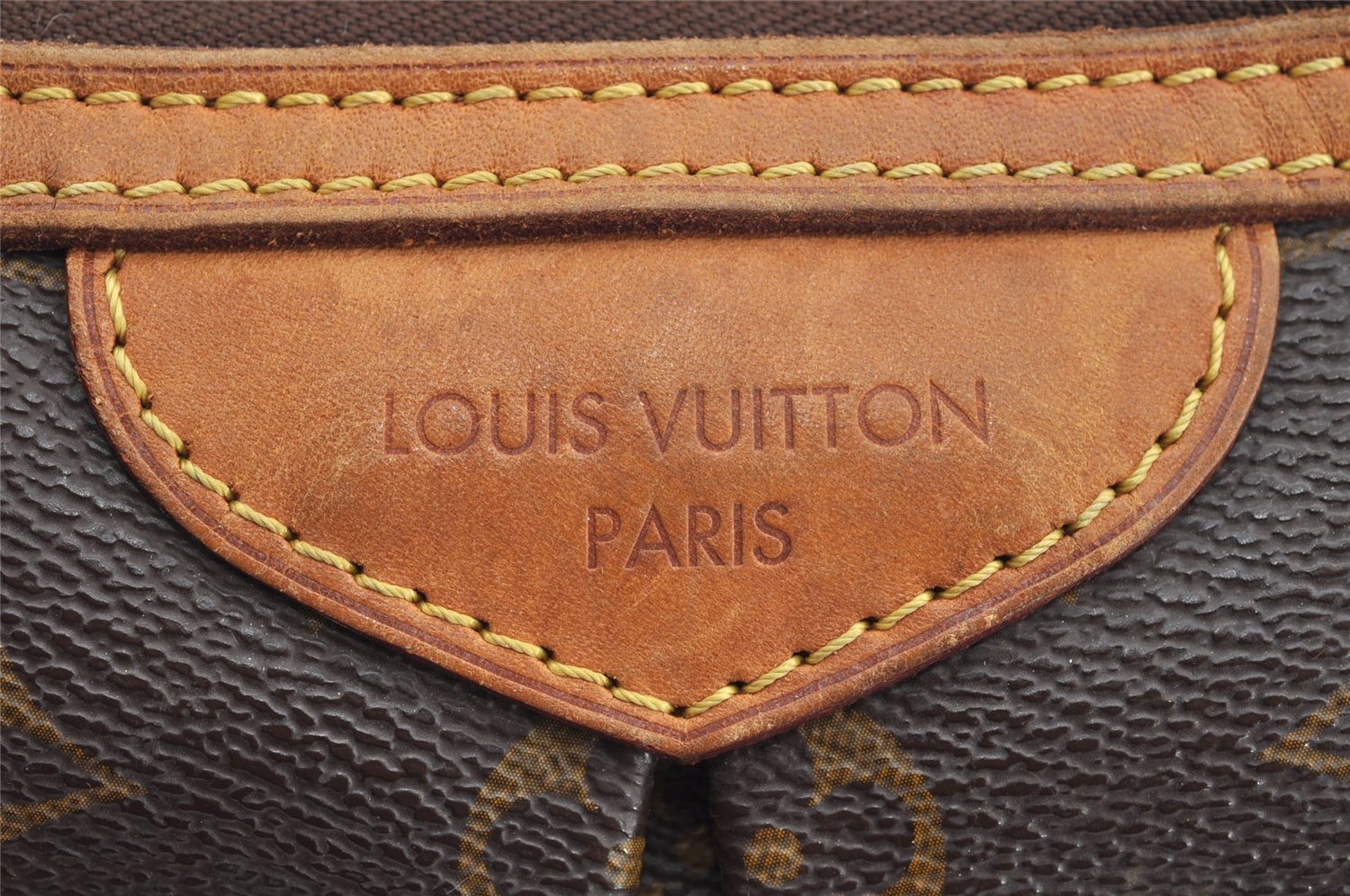 Authentic Louis Vuitton Monogram Palermo PM Shoulder Tote Bag M40145 LV 2352I
