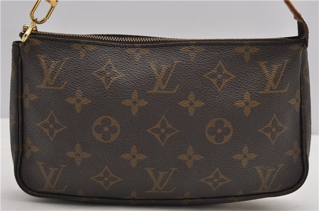 Authentic Louis Vuitton Monogram Pochette Accessoires Pouch M51980 LV 2353F