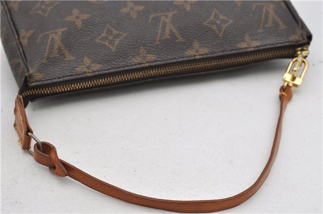 Authentic Louis Vuitton Monogram Pochette Accessoires Pouch M51980 LV 2353F