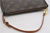 Authentic Louis Vuitton Monogram Pochette Accessoires Pouch M51980 LV 2353F