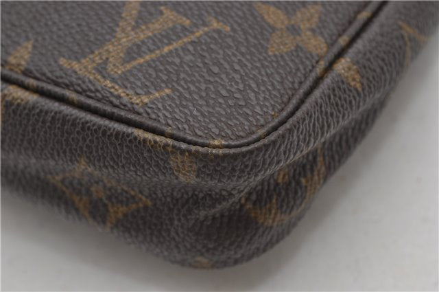 Authentic Louis Vuitton Monogram Pochette Accessoires Pouch M51980 LV 2353F