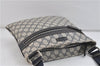 Authentic GUCCI Shoulder Cross Body Bag GG PVC Leather 295257 Navy Blue 2354D