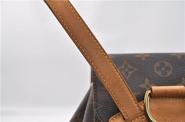 Authentic Louis Vuitton Monogram Montsouris MM Backpack M51136 LV 2354F