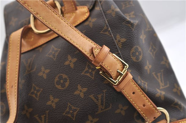 Authentic Louis Vuitton Monogram Montsouris MM Backpack M51136 LV 2354F