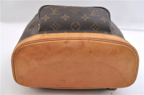 Authentic Louis Vuitton Monogram Montsouris MM Backpack M51136 LV 2354F
