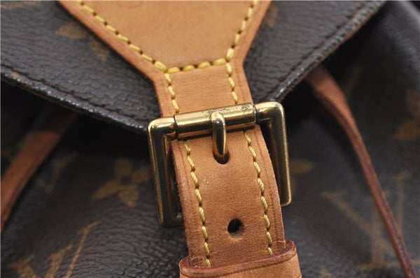 Authentic Louis Vuitton Monogram Montsouris MM Backpack M51136 LV 2354F