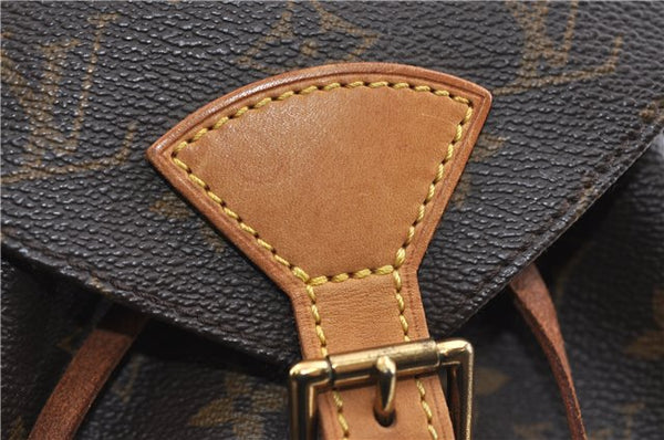 Authentic Louis Vuitton Monogram Montsouris MM Backpack M51136 LV 2354F