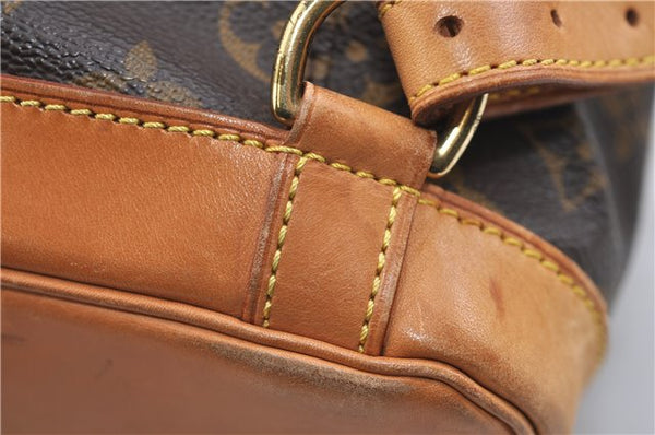 Authentic Louis Vuitton Monogram Montsouris MM Backpack M51136 LV 2354F