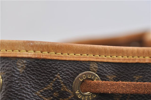 Authentic Louis Vuitton Monogram Montsouris MM Backpack M51136 LV 2354F