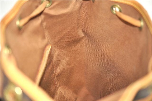 Authentic Louis Vuitton Monogram Montsouris MM Backpack M51136 LV 2354F