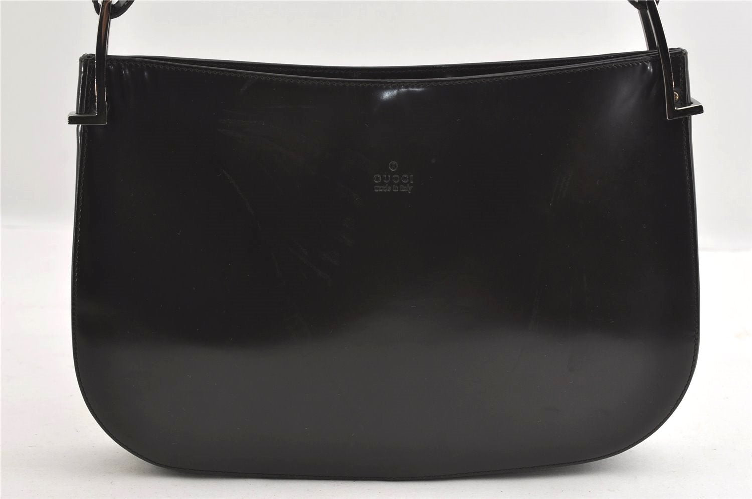 Authentic GUCCI Vintage Shoulder Bag Purse Leather 0013193 Brown 2354I