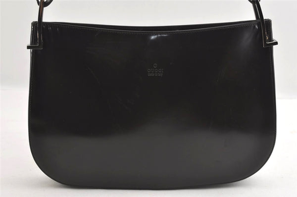 Authentic GUCCI Vintage Shoulder Bag Purse Leather 0013193 Brown 2354I