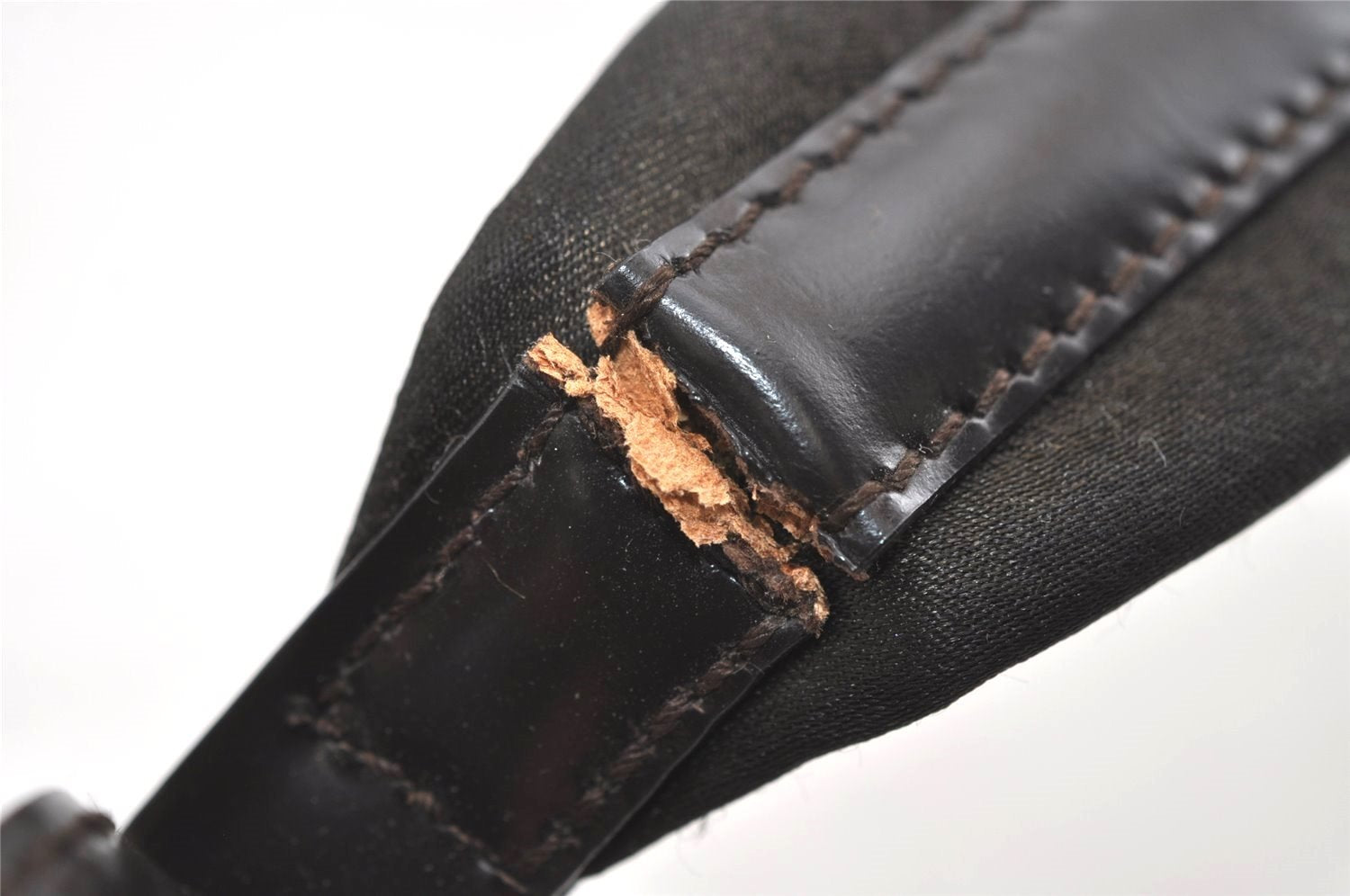 Authentic GUCCI Vintage Shoulder Bag Purse Leather 0013193 Brown 2354I