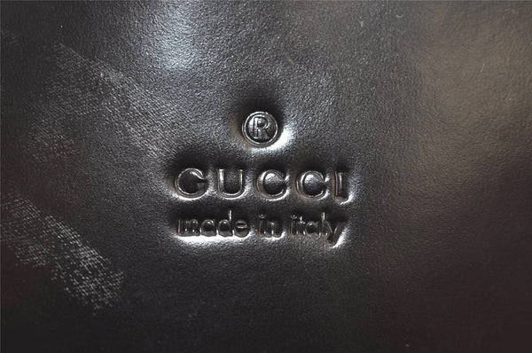 Authentic GUCCI Vintage Shoulder Bag Purse Leather 0013193 Brown 2354I