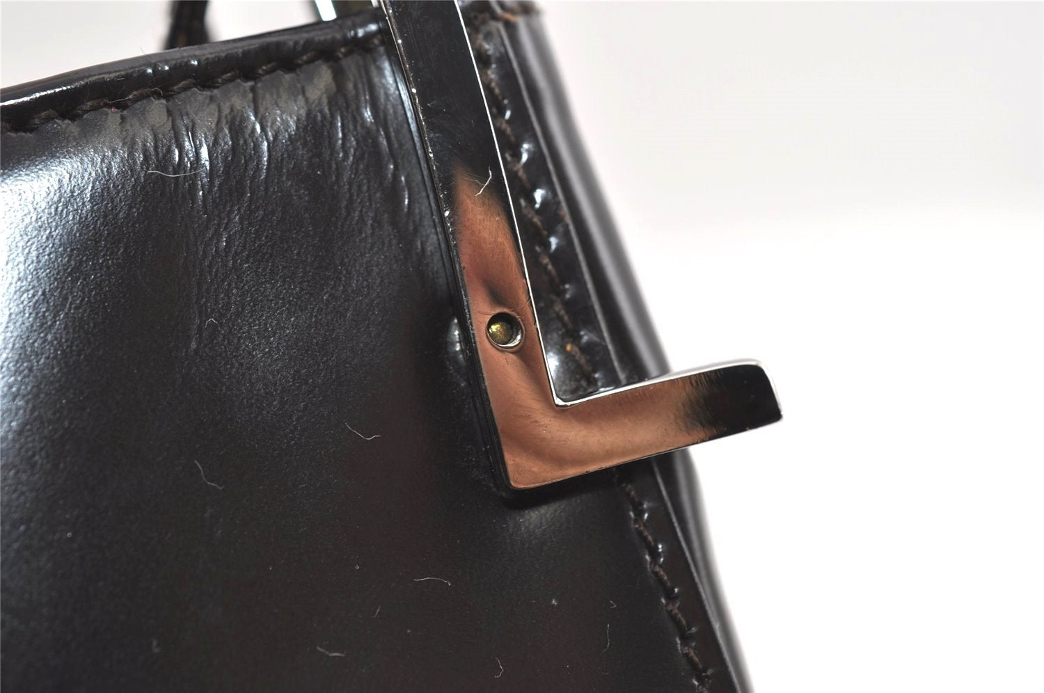 Authentic GUCCI Vintage Shoulder Bag Purse Leather 0013193 Brown 2354I