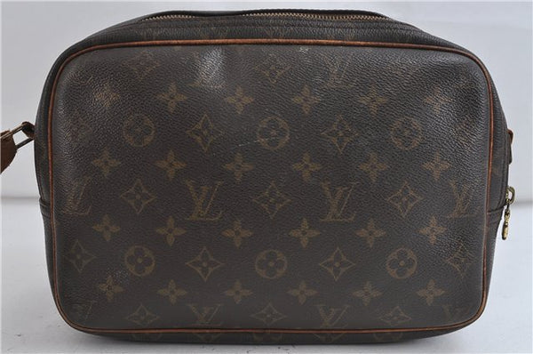 Auth Louis Vuitton Monogram Reporter PM Shoulder Cross Bag M45254 LV Junk 2355D