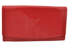 Authentic Louis Vuitton Opera Pochette Aegean Clutch Bag Red M63967 LV 2355I