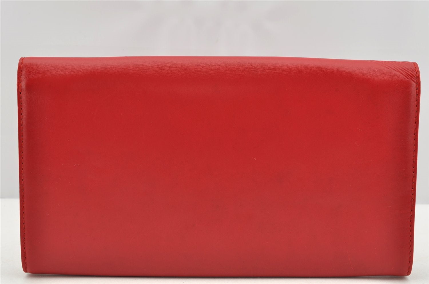 Authentic Louis Vuitton Opera Pochette Aegean Clutch Bag Red M63967 LV 2355I