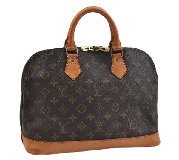 Authentic Louis Vuitton Monogram Alma Hand Bag Purse M51130 LV 2356F