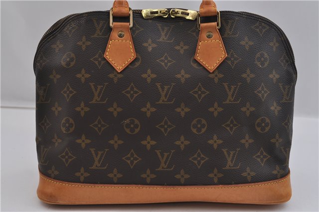 Authentic Louis Vuitton Monogram Alma Hand Bag Purse M51130 LV 2356F