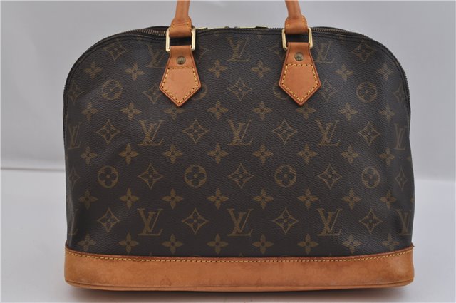 Authentic Louis Vuitton Monogram Alma Hand Bag Purse M51130 LV 2356F