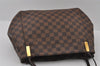 Authentic Louis Vuitton Damier Marylebone PM Shoulder Tote Bag N41215 LV 2356I