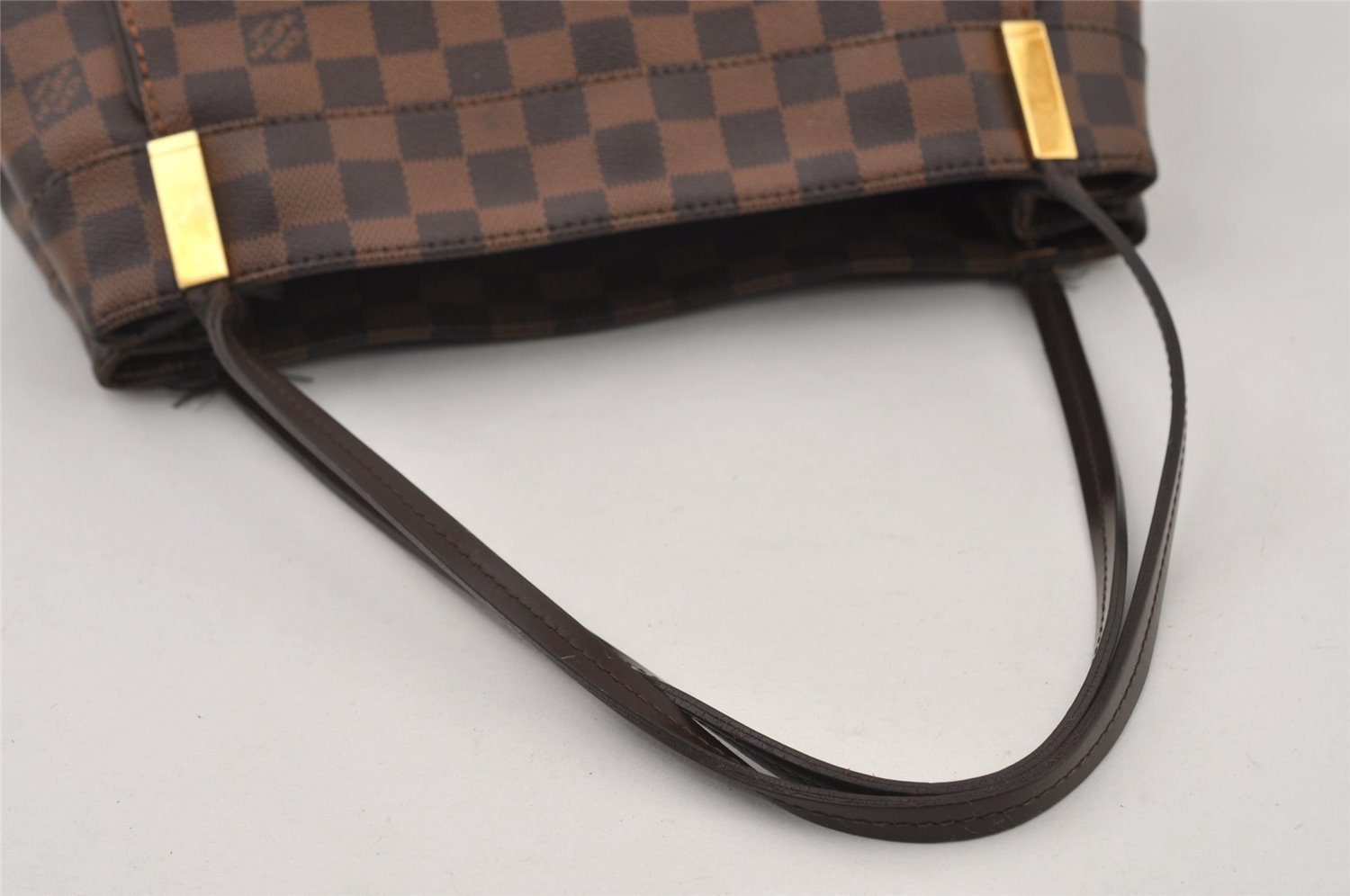 Authentic Louis Vuitton Damier Marylebone PM Shoulder Tote Bag N41215 LV 2356I