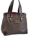 Authentic Louis Vuitton Damier Hampstead PM Shoulder Tote Bag N51205 LV 2357F