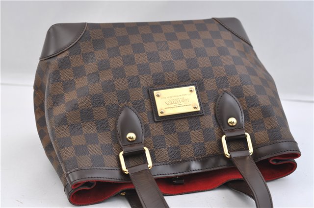 Authentic Louis Vuitton Damier Hampstead PM Shoulder Tote Bag N51205 LV 2357F