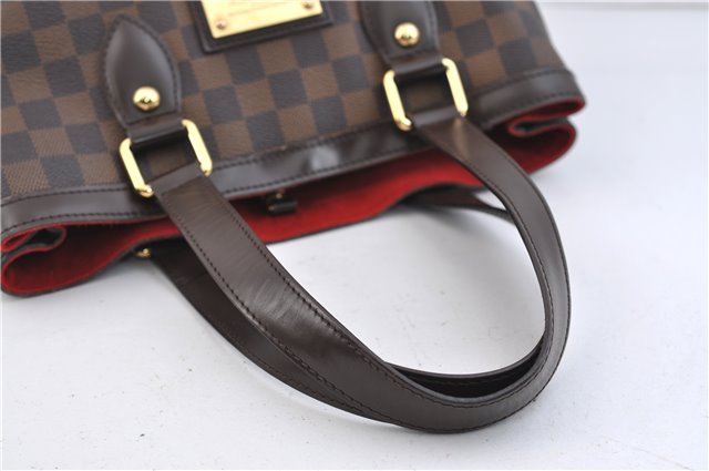 Authentic Louis Vuitton Damier Hampstead PM Shoulder Tote Bag N51205 LV 2357F