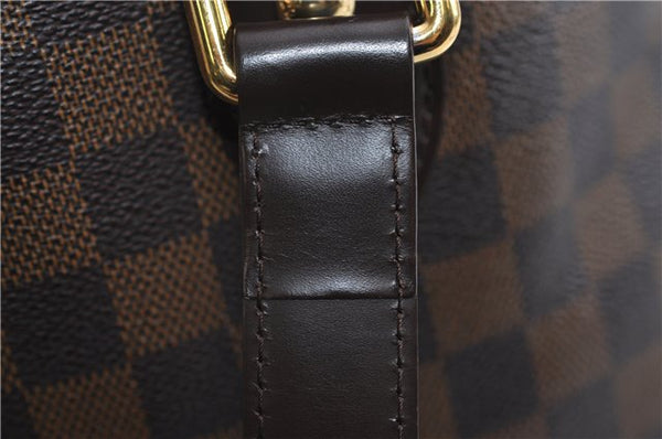 Authentic Louis Vuitton Damier Hampstead PM Shoulder Tote Bag N51205 LV 2357F