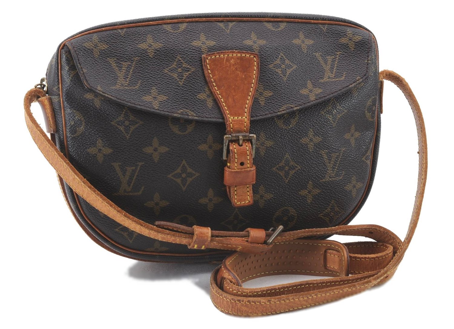 Auth Louis Vuitton Monogram Jeune Fille MM Shoulder Cross Bag M51226 LV 2358D