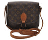 Authentic Louis Vuitton Monogram Saint Cloud GM M51242 Shoulder Cross Bag 2358I