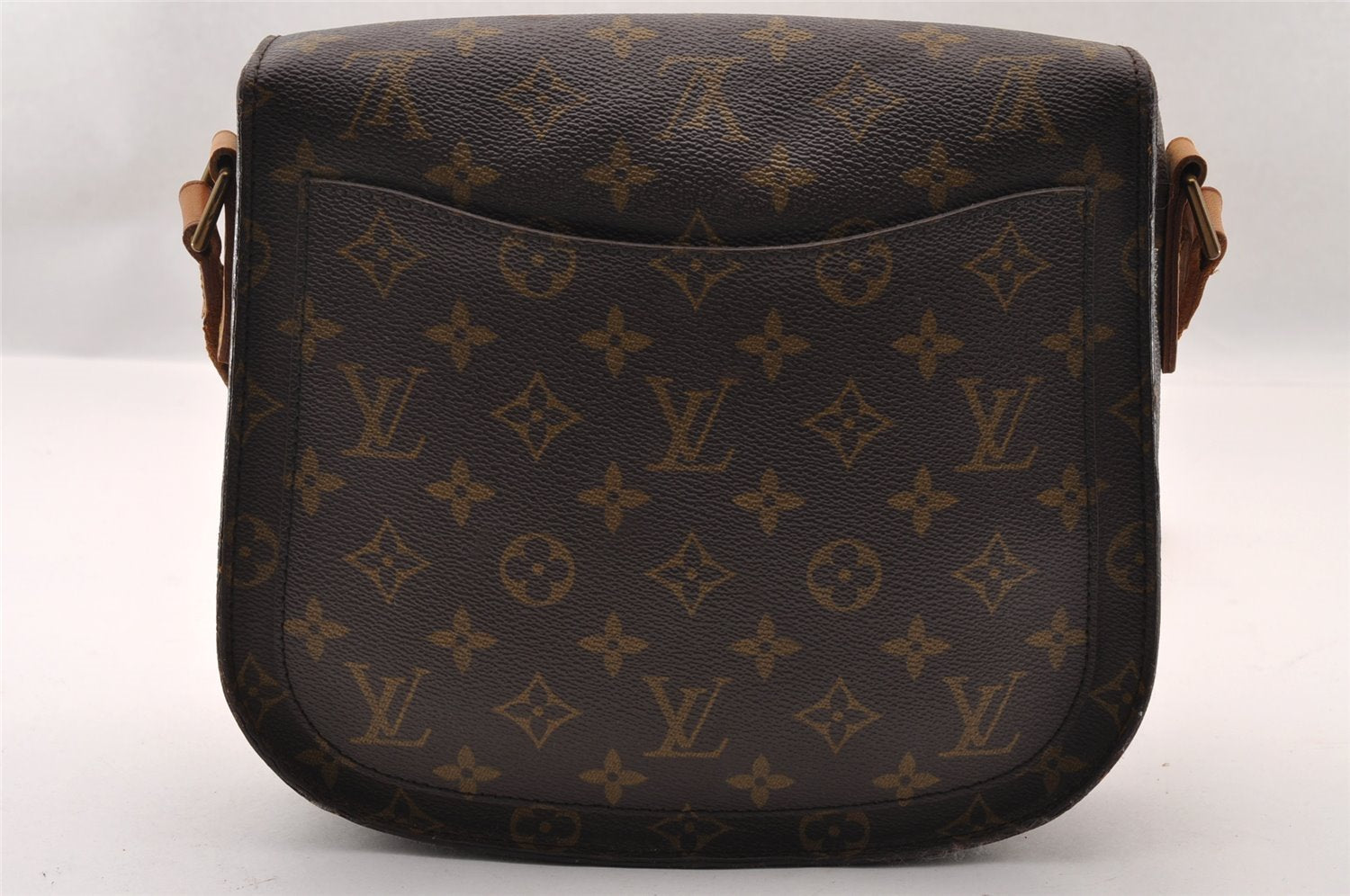 Authentic Louis Vuitton Monogram Saint Cloud GM M51242 Shoulder Cross Bag 2358I