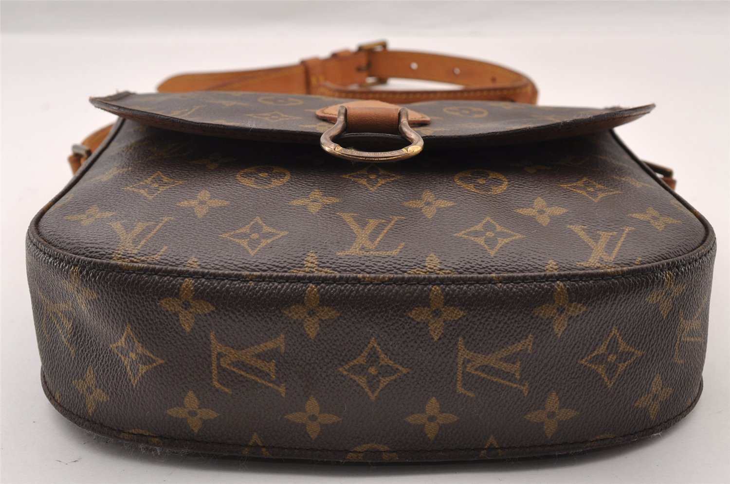 Authentic Louis Vuitton Monogram Saint Cloud GM M51242 Shoulder Cross Bag 2358I
