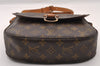 Authentic Louis Vuitton Monogram Saint Cloud GM M51242 Shoulder Cross Bag 2358I
