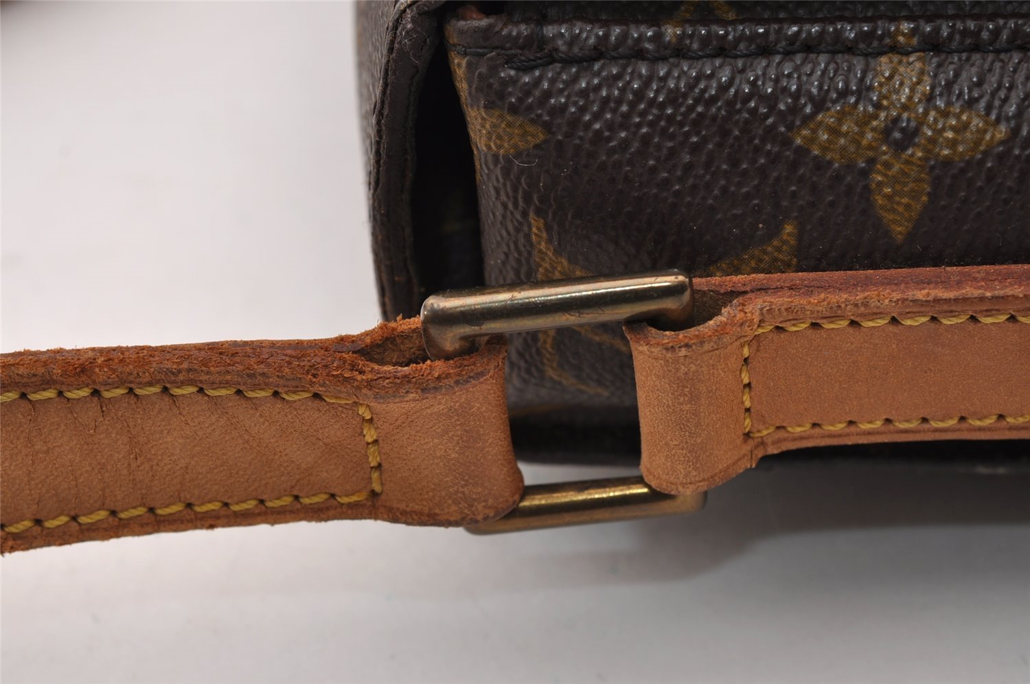 Authentic Louis Vuitton Monogram Saint Cloud GM M51242 Shoulder Cross Bag 2358I